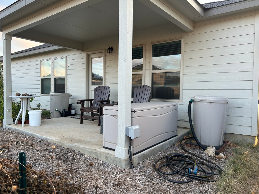 Finally Down To The Dregs In The Rain&nbsp;Barrels